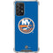 NHL New York Islanders Solid Background Galaxy A72 5G Clear Case